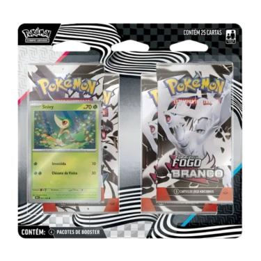 Imagem de Carta Pokémon Blister Escarlate Fogo Branco c/25 Cards Copag