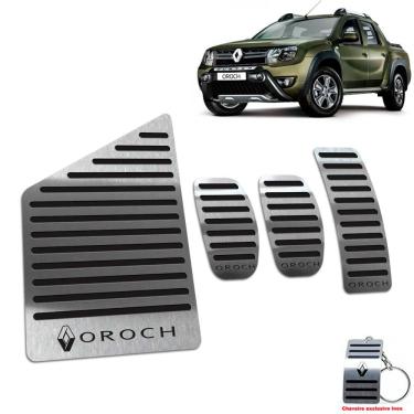 Imagem de Pedaleira E Descanso Duster Oroch 2016/2021 Manual Preto