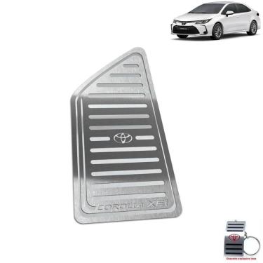 Imagem de Descanso De Pé Aço Inox Toyota Corolla Xei 2020 Prata