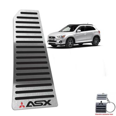 Imagem de Descanso De Pé  Em Aço Inox Mitsubish Asx 2011/2017 Preto