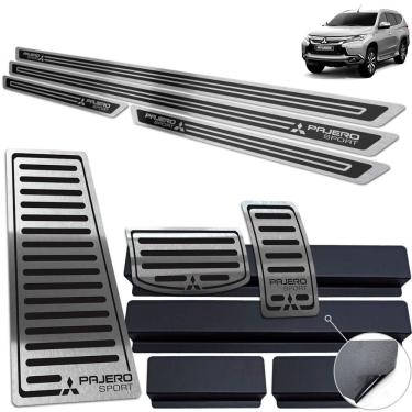 Imagem de Descanso Pedaleira Soleira Pajero Sport 2019 A 2021 Preto