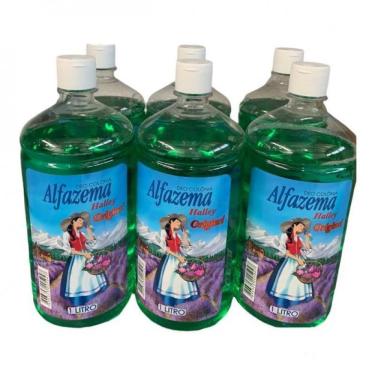 Imagem de Kit com 6 deo-colônia alfazema halley  1 litro