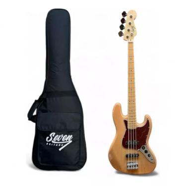 Imagem de Contrabaixo Jazz Bass Seven Sjb-47 NT Natural 4c Com Bag