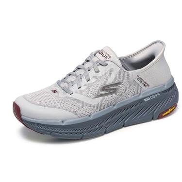 Imagem de Skechers Tênis masculino Max Cushion Premier 2.0 Ascendant II sem cadarço, Cinza/carvão, 42