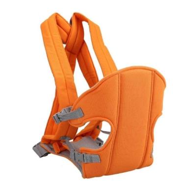 Imagem de Canguru Classic Sling Carregador Mamãe Bebê Passear Mochila Ergonômica 3 Em 1 Ajustável Laranja