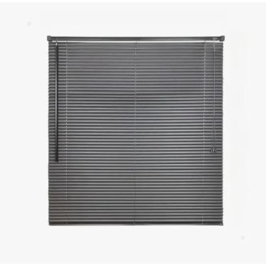 Imagem de Persiana Horizontal Sofisticada Em Pvc - 1,20 X 1,30 Metros - Resistente à Umidade E FáCil De Limpar - Design Moderno Para Sala, Quarto E EscritóRio - InstalaçãO FáCil(Chumbo 1,20L x 1,30A)