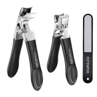 Imagem de Cortadores de unhas Fotiwesd para idosos, mandíbula larga, unhas e pés