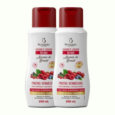 Imagem de 2 UNDs Sabonete Íntimo Líquido Frutas Vermelhas Bio Instinto 400 ml  p