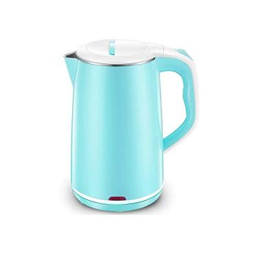 Imagem de Chaleira elétrica de grande capacidade 1,8L 1500W bule de chá doméstico de alta potência construção de parede dupla água fervente mais rápido (cor: Argento) esperançoso