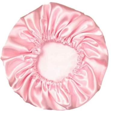 Imagem de Touca de cetim antifrizz - Lumakes, Rosa