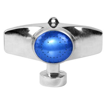 Imagem de SYOOY Aspersor de ponto de metal de 360 graus, pequenos irrigadores de jardim para pequenas áreas, irrigadores de gramado para irrigação de jardim com fluxo de água suave, cobertura de irrigação de