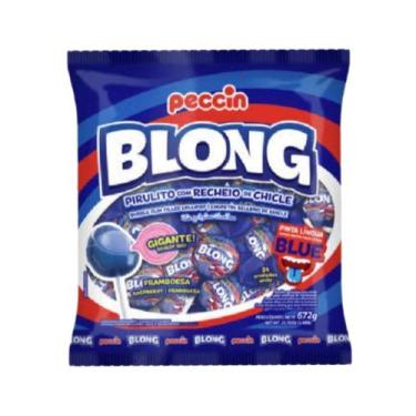 Imagem de Pirulito blong blue 24 un 672 g - PECCIN