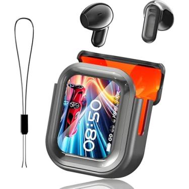 Imagem de Fone de Ouvido intra-auricula Esportivo Sem Fio Bluetooth com Caso de Carregamento TWS Estéreo com cancelamento de ruído XT62- preto