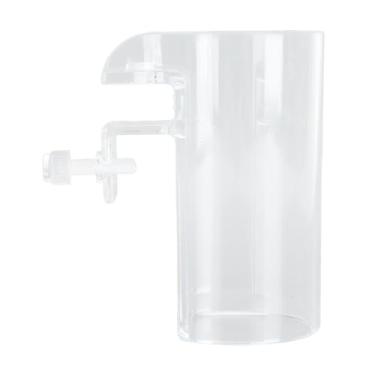 Imagem de Tubo de alimentação de peixes de acrílico transparente flutuante para alimentação de aquário