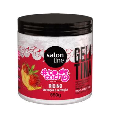 Imagem de Gelatina Capilar Definição e Fixação 550g Salon Line #todecacho Óleo de Rícino Cabelos...