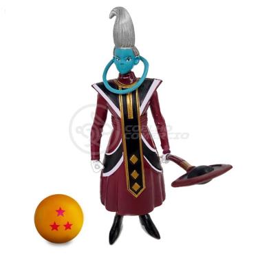 Imagem de Boneco Articulado Whis - Dragon Ball Super Action Figure Com 1 Esfera Do Dragão E 1 Bastão Mágico