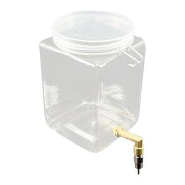 Imagem de Fenteer Distribuidor automático de água para pássaros, alimentador suspenso, recipiente de água de 650 ml para codorna e pombo, aÇo InoxidÁvel