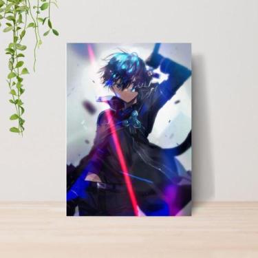 Imagem de Quadro Sword Art Online SAO Anime A4  Placa MDF 07 - Lomi Art