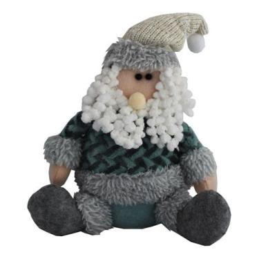 Imagem de Papai Noel Sentado Enfeite De Natal Boneco Decorar Casa - Targueria Na