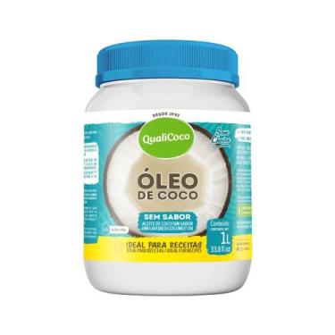 Imagem de Óleo de coco Sem sabor Qualicoco 1 litro - Qualicôco