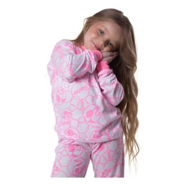 Imagem de Pijama Infantil Dunabella - Glamour Barbie - dunabella clothing, Rosa,