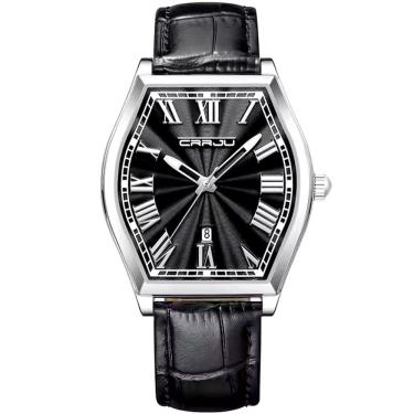 Imagem de Relogio Analógico Masculino de Quartzo Design Criativo Tonneau À Prova D`Água