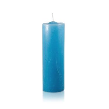 Imagem de Kit 7 Velas Votivas 7 Dias Azul Claro 250g 100% Parafina