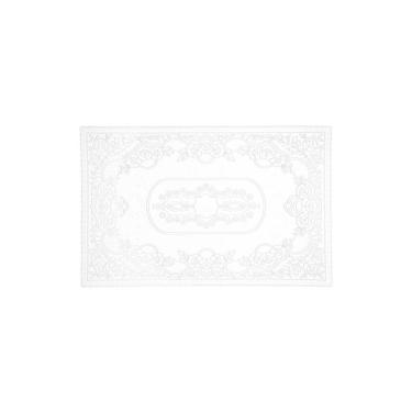 Imagem de Jogo Americano Crochê Branco 45x30cm - Uzoo Servico Americano Croche 30x45cm Branco Fl-1611