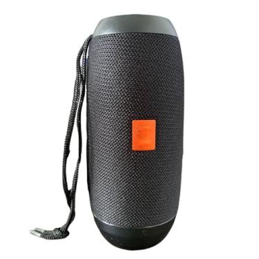 Imagem de Caixa De Som Portátil Sem Fio Bluetooth Entrada P2 Com Lanterna Cor Preto