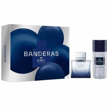 Imagem de Coffret Banderas Kit - Perfume King Of Seduction EDT + Deocolônia, Kit