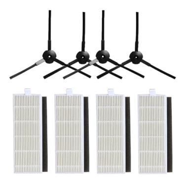 Imagem de Vacuum Parts Brushes Durable Filter + Side Brush Compatible With Danhui NR15 Robot Practical Replacement Sturdy Vacuum Cleaner