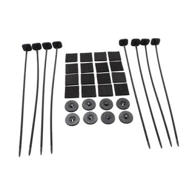 Imagem de predolo Kit prático de fixação com abraçadeiras para ventilador de radiador elétrico, fácil de instalar para ventilador de refrigeração elétrico de