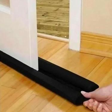 Imagem de Protetor Porta Veda Pó Impermeável Contra Insetos Poeira Rato Sujeira 