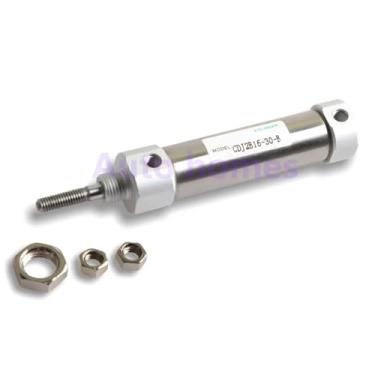 Imagem de Mini cilindros de aço inoxidável furo 16 mm Curso 10 mm a 200 mm CDJ2B Cilindro de pistão pneumático pequeno de ação dupla (200 mm)