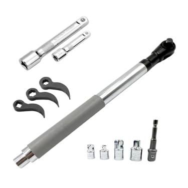 Imagem de Ysyqkn Chave de Catraca de Impacto Deslocada de 1/2" para Furadeira Elétrica, Faça Você Mesmo, para Garagem, Faça Você Mesmo