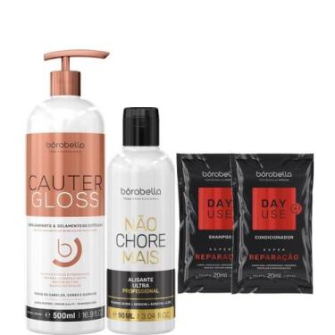 Imagem de Borabella Cauter Gloss 500ml + Não Chore Step 2 - 90ml
