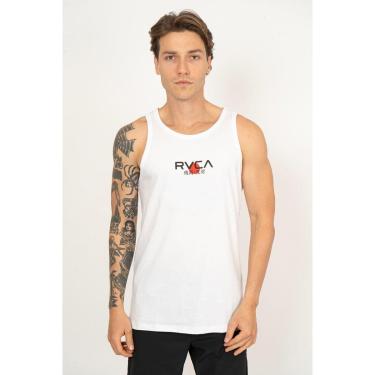 Imagem de Regata RVCA Tiger Sun Ss Branco-Branco-GG-Masculino