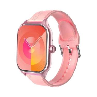Imagem de Smartwatch Com Chamada Bluetooth Tela 1AMOLED 100 Modos De Esporte Mon