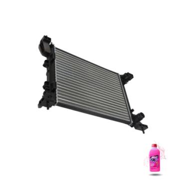 Imagem de Kit Radiador Uno/Palio 1.0/1.4 Vivace Mobi 16> + Aditivo Radiador Visconde RV Extra Rosa