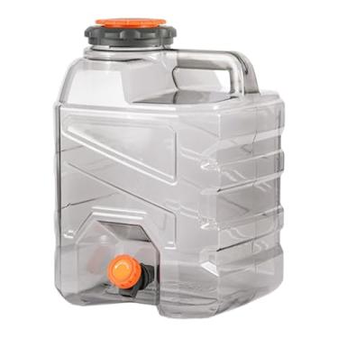 Imagem de rockible Camping Water Container Tanque de água Transferida de vazamento com jarro de para busca de para churrasqueiro Atividades ao ar, 15 L