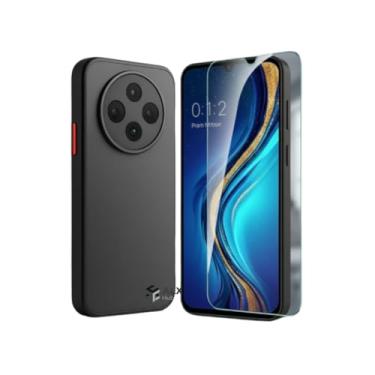 Imagem de Kit Capa Case Fosca Translúcida Fosca Para Xiaomi Redmi 14C Anti Impacto Premium + Película Cerâmica 9D ou Privacidade 3D (Capa + Película Cerâmica 9D)