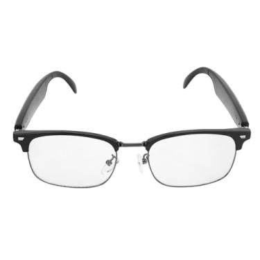 Imagem de Cryfokt Óculos de Música Inteligentes Com Efeito Sonoro de Alta Definição para Chamadas, Músicas e Podcasts, Controle de Voz por Toque e IA para Atividades Ao Ar Livre, óculos para Pesca e Direção