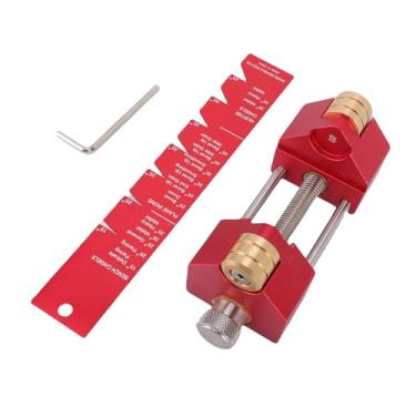 Imagem de Generic Gabarito de Afiação de Cinzel, Guia de Afiação para Cinzéis e Planos para Marcenaria de 0,1 pol. a 3,3 pol., Com Acessório de ângulo Ajustável e Rolo de Liga de Alumínio, Kit de