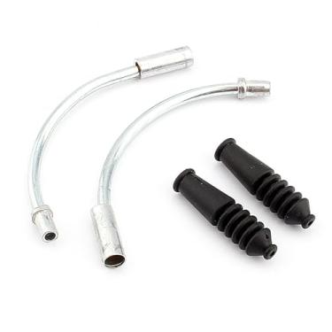 Imagem de JS 110 Degrees Bend V Brake Noodles Cable Wire Guide Pipe for Accessories, PC Tube with Lubricating Oil for Smooth Brake Line