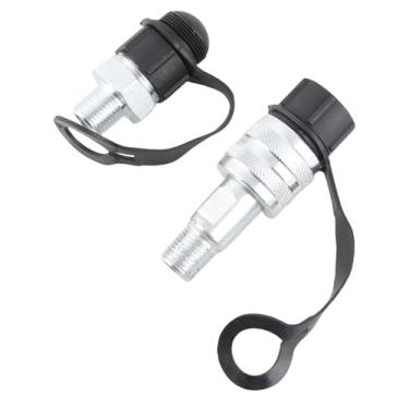 Imagem de Jiawu Acoplamento de Conexão Rápida Hidráulico M16 Acoplador de Aço Banhado a Cr Forte Com Válvula de Elevação para Máquinas Pesadas