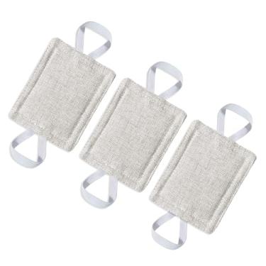 Imagem de AUNMAS 3pcs Bloqueadores de Ruído de Porta, Silenciadores de Porta Redutores de Ruído de Linho de Algodão Com Tiras Elásticas para Escola Doméstica 14x9cm (10x8cm)