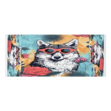 Imagem de Wassud Wolf in Capas de lavadora e secadora de óculos de sol, protetor de lavadora com sacos de armazenamento, capa de geladeira à prova de poeira com bolsos para lavanderia doméstica, cozinha, 120 x