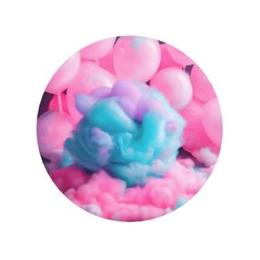 Imagem de Ímãs de geladeira rosa com estampa de algodão doce para casa, cozinha, escritório, acessórios para presente diário de inauguração de casa