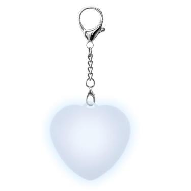 Imagem de Lanterna para | Mini Lâmpada em Forma de Coração - Luz De Toque Sensível Para Carteira De Amor E De Transporte,Para Meninas, Bolso, Mochila, Chaveiro, Viagem, Ar Livre,