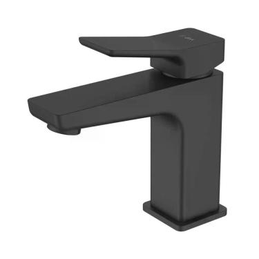 Imagem de Misturador Monocomando P/Lav Dax Tamisa Bica Baixa Black Dax-2580-tm-bl